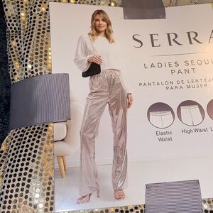 NWT SET Bomber Bling Jacket and Sequin pants set